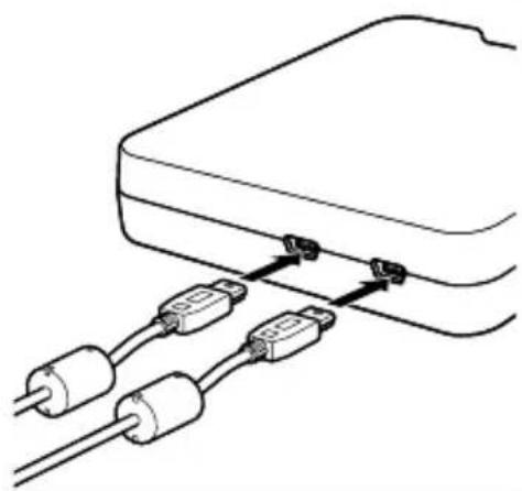 PANASONIC AJPCD2G - Cómo conectar la unidad P2 a un PC - 1