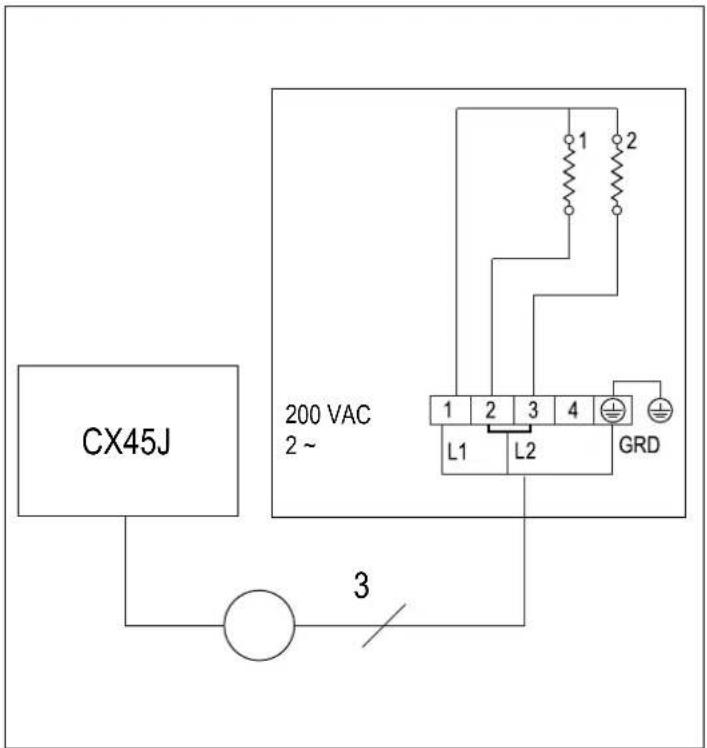HARVIA Delta HDE294M - Instalowanie modułu sterującego i czujników (D-E) - 10