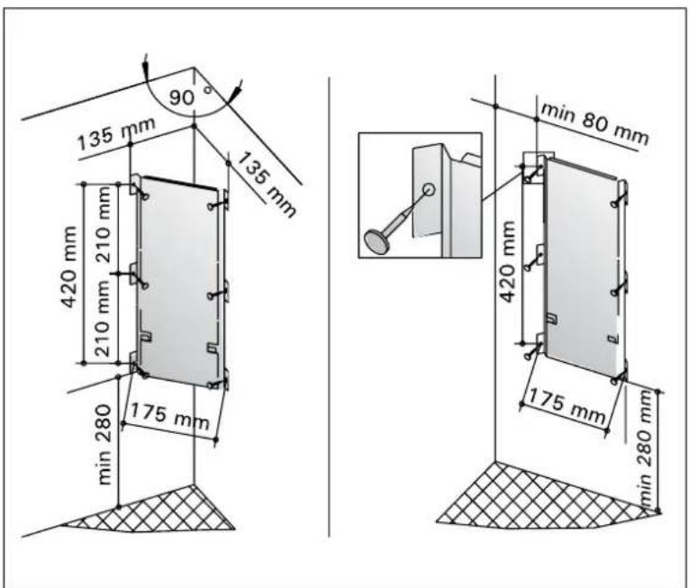 HARVIA Delta HDE294M - Instalowanie modułu sterującego i czujników (D-E) - 2