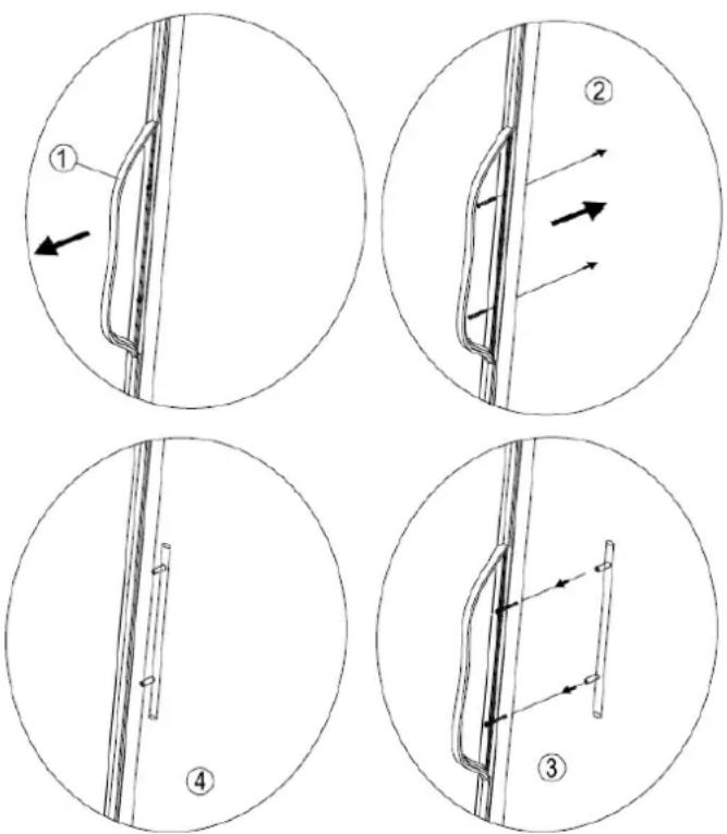 CASO WineExclusive 66 Smart - The handle installing - 1