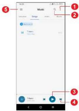 TCL 40R 5G - Musique - 3
