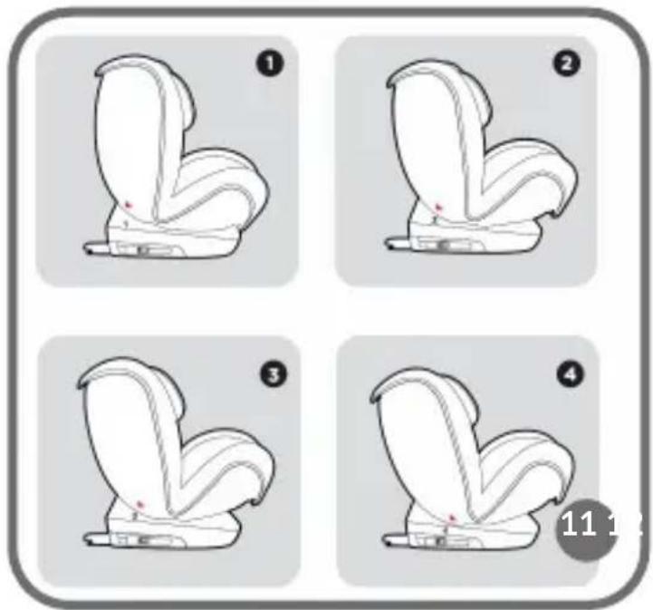 Four-step illustration of a banana-shaped shoe with numbered steps and a circular badge showing the number 11.