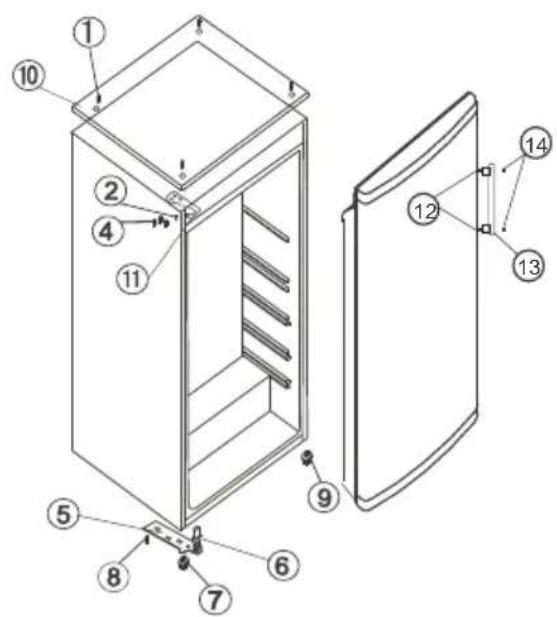 AYA AFM3502X - DOOR REVERSE - 2
