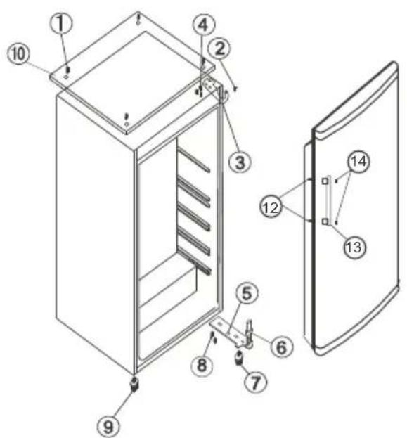 AYA AFM3502X - DOOR REVERSE - 1