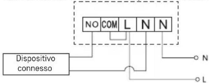 NO COM L N N Dispositivo connesso N L