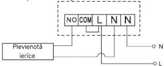 NO COM L N N Pievienotā ierīce N L