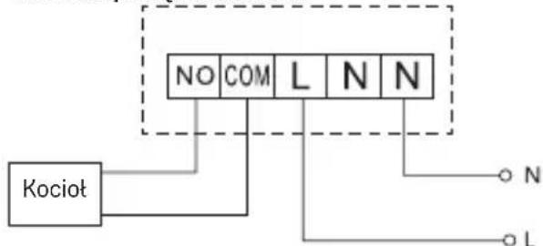 Emos P5623 - Schemat podłączenia kotła - 1