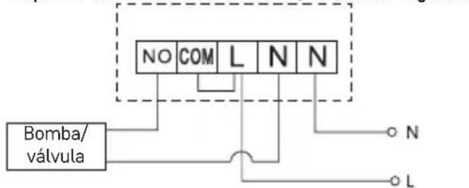 NO COM L N N Bomba/ válvula N L