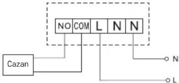 Emos P5623 - Schema de conectare a unității de cuplare - 3