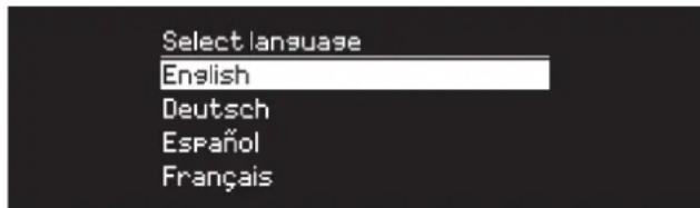 Select language English Deutsch Español Français