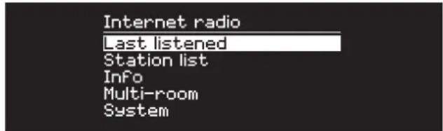 Ruark Audio R5 - Hoofdmenu - 1