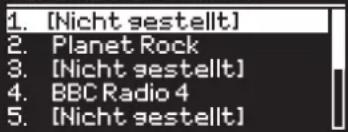 1. [Nicht gestellt] 2. Planet Rock 3. [Nicht gestellt] 4. BBC Radio 4 5. [Nicht gestellt]
