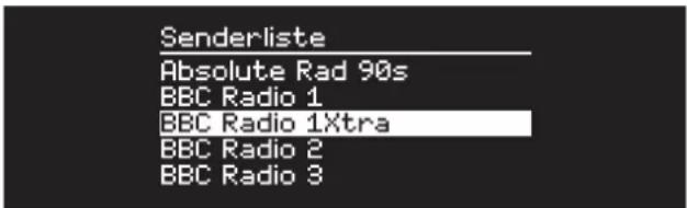 Senderliste Absolute Rad 90s BBC Radio 1 BBC Radio 1Xtra BBC Radio 2 BBC Radio 3