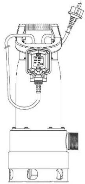 T.I.P. Maxima 350 IPX DUO - Setting the clear or dirty water operation by adjusting the pump foot - 3