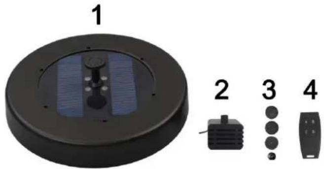 T.I.P. SSI 600 LED - Szállított alkotóelemek - 1