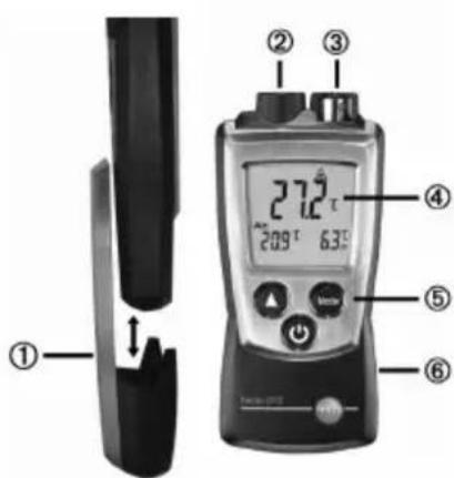 Testo 810 - Auf einen Blick - 1