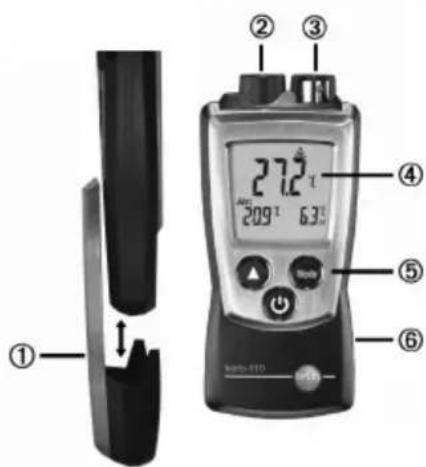 Testo 810 - In een oogopslag - 1