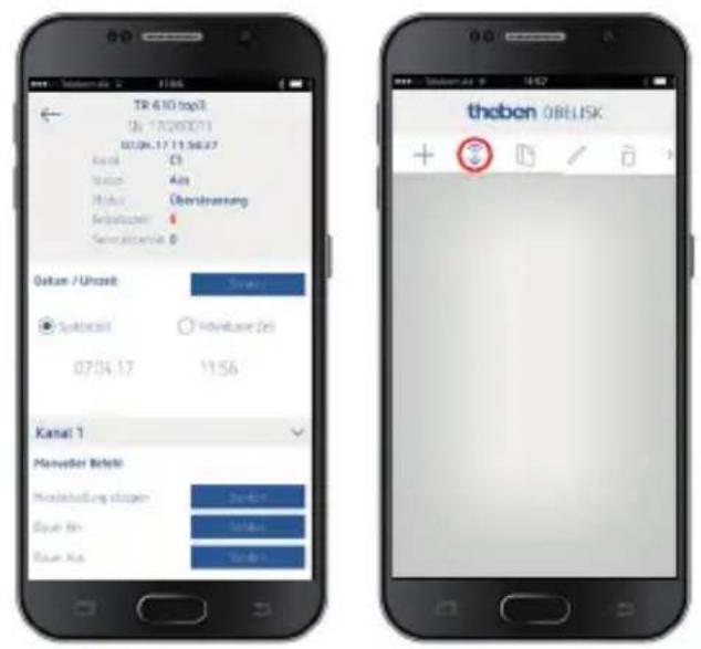 THEBEN Selekta 171 top3 RC - Connexion de l'horloge programmable, de bluetooth obelisk TOP3 et du smartphone (avec l'application) - 5