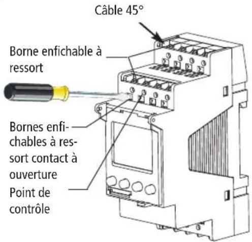 THEBEN TR 610 top2 G - Raccordement du câble - 1