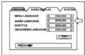 ROTEL RDV995 - Audio Language - 1