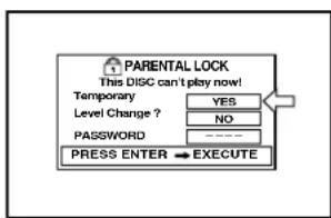 ROTEL RDV995 - Temporary Parental Lock Release - 1
