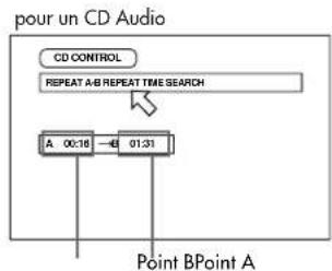 ROTEL RDV995 - Répétition de lecture d'une partie spécifique d'un disque - 2