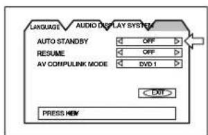 ROTEL RDV995 - Mise en veille automatique auto standby - 1
