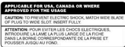 ROTEL RCD1570 - Avertissement! - 2