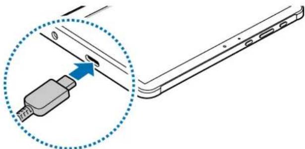 SAMSUNG Galaxy Tab Active 4 Pro - Chargement avec un câble - 1