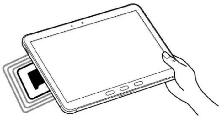 SAMSUNG Galaxy Tab Active 4 Pro - Lire l'information des étiquettes NFC - 1