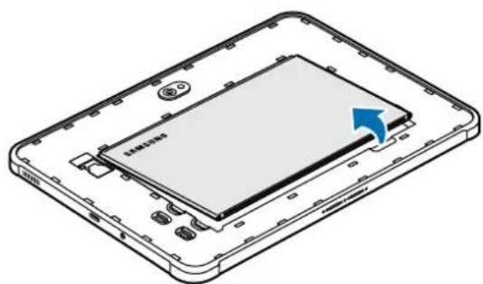 SAMSUNG Galaxy Tab Active 4 Pro - Retirer la pile - 1