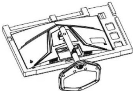 COOLER MASTER GM27CQS - Installation du bras/de la base de l'écran - 2