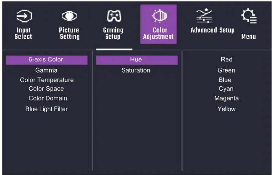 COOLER MASTER GM27CQS - Réglage de couleur - 1