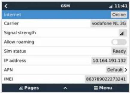 VICTRON ENERGY GX LTE 4G - Configuration - 1