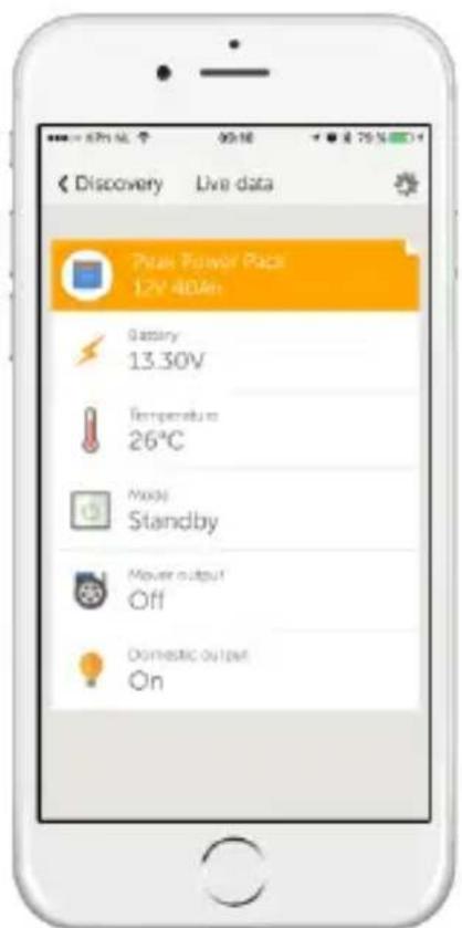 VICTRON ENERGY Peak Power Pack - Real time-gegevensweergave op Apple- en Android-smartphones, -tablets en overige apparaten - 1