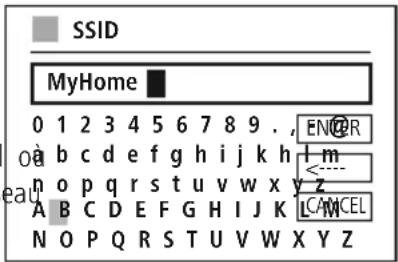 SSID MyHome ■ 0 1 2 3 4 5 6 7 8 9 . EN@R a b c d e f g h i j k h l m n o p q r s t u v w x y z A B C D E F G H I J K L C A M C E L N O P Q R S T U V W X Y Z