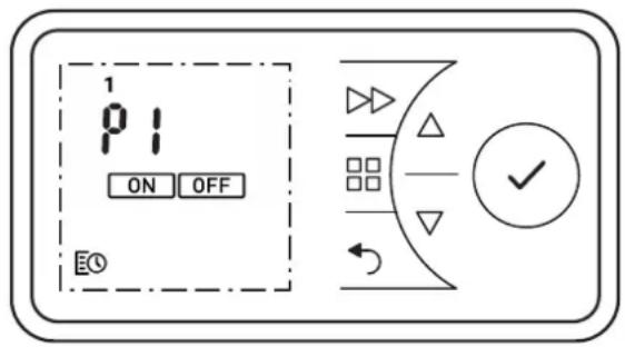 1 P1 ON OFF E0