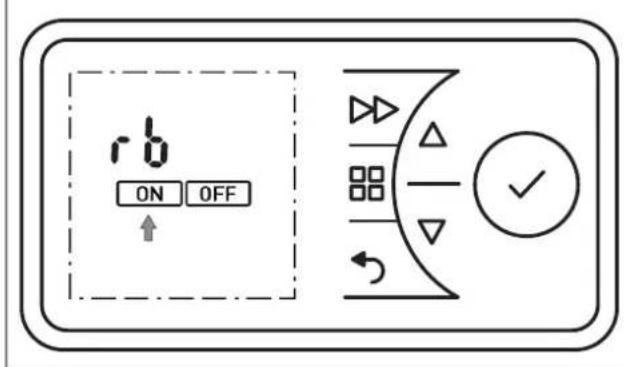rb ON OFF ↑