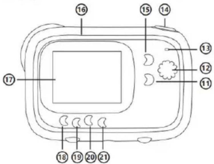 AGFAPHOTO Realikids Instant Cam - BUTTONS DESCRIPTION - 4