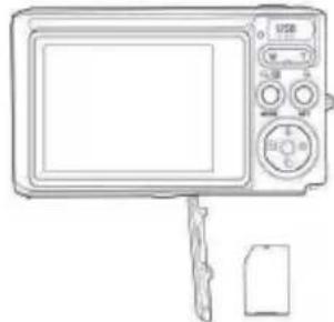 AGFAPHOTO DC5500 - SD memory card installation - 1