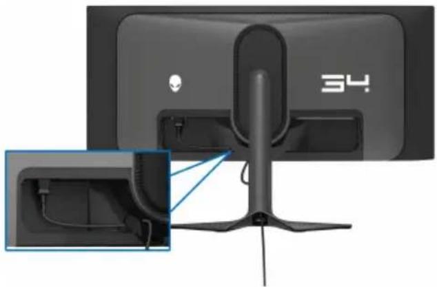ALIENWARE AW3423DWF - Fixer le pied - 7