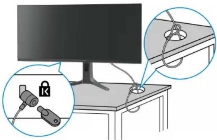ALIENWARE AW3423DWF - Fixer le pied - 9