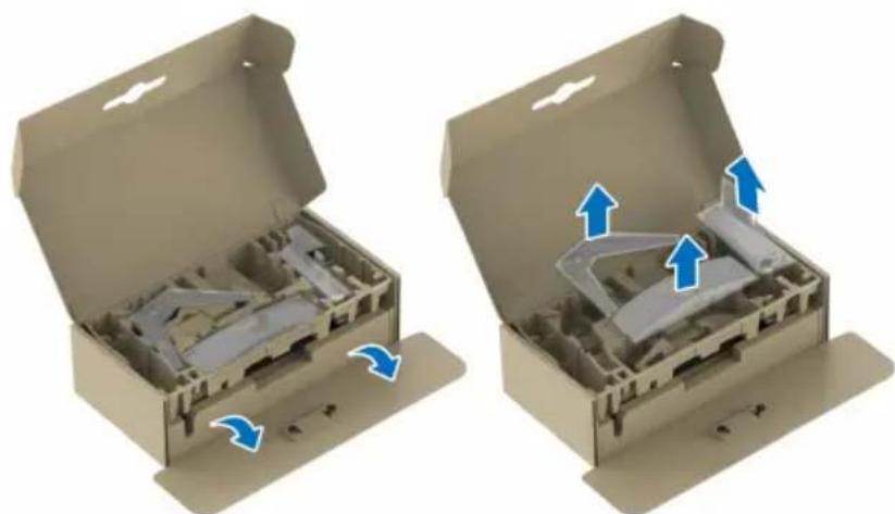 ALIENWARE AW3423DWF - Fixer le pied - 1