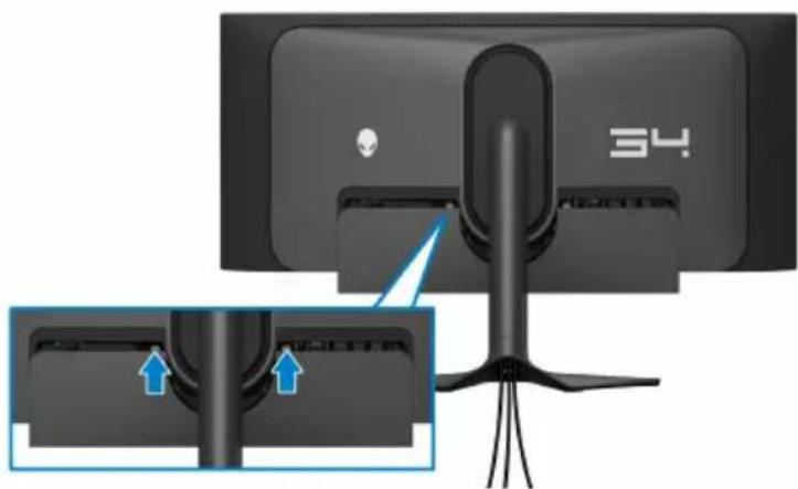 ALIENWARE AW3423DWF - Fixer le pied - 10