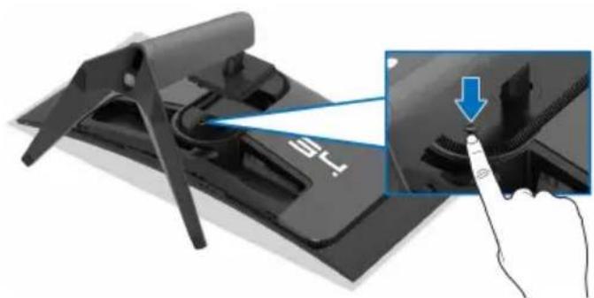 ALIENWARE AW3423DWF - Enlever le pied du moniteur - 5