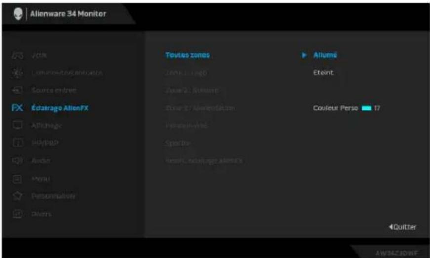 ALIENWARE AW3423DWF - Zone 3: alimentation - 1
