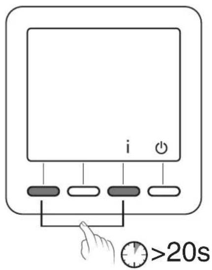 DIMPLEX RTU 101F - Initialisation de tous les paramètres - 1