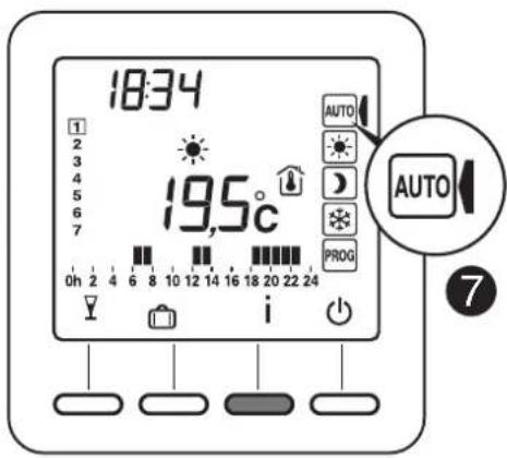 DIMPLEX RTU 101F - Réglage de l'horloge - 9