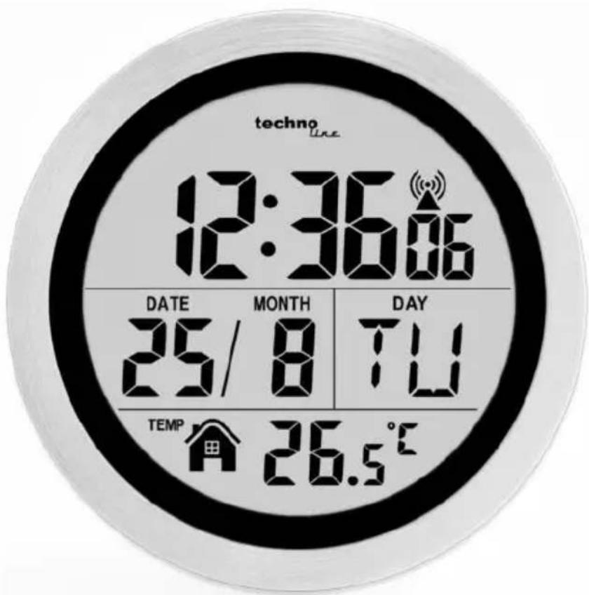 TECHNOLINE WT 3005 - Horloge de salle de bains sans fil - 1