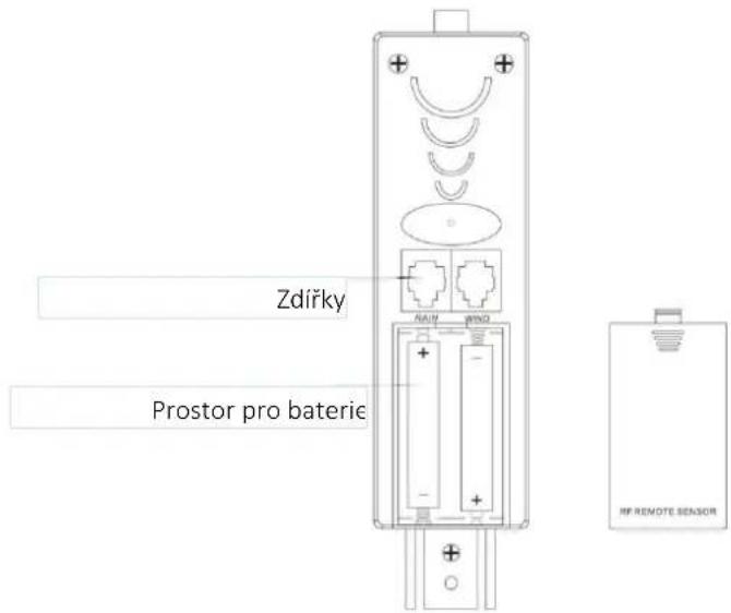 TECHNOLINE WS 1700 - 5) Montáž thermo-hygro senzoru na držák - 2
